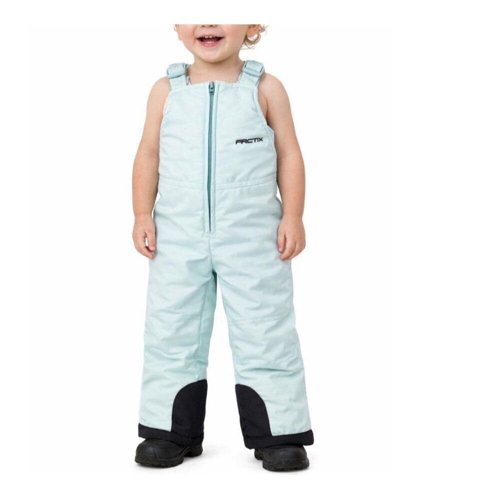 Arctix Snow Pants unisex Toddler Bibs snow pants ski pants aqua/black SZ 3T